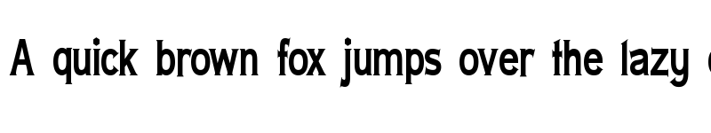 Preview of Lady Copra Narrow Regular font