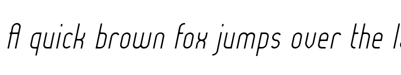 Preview of Lady Ice - Light Italic font