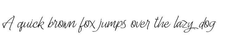 Preview of Lady Writer Skinny Regular font