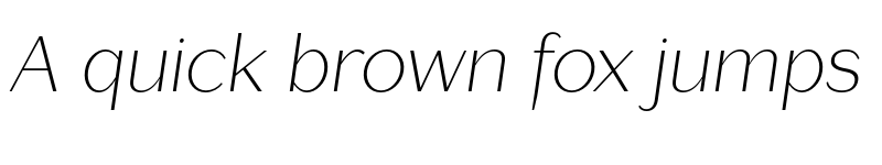 Preview of Lagu Sans ExtraLight Italic font