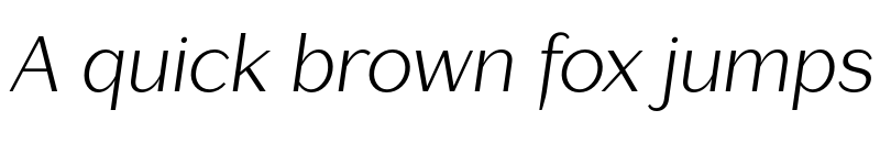 Preview of Lagu Sans Light Italic font