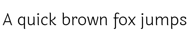 Preview of Laila Light font