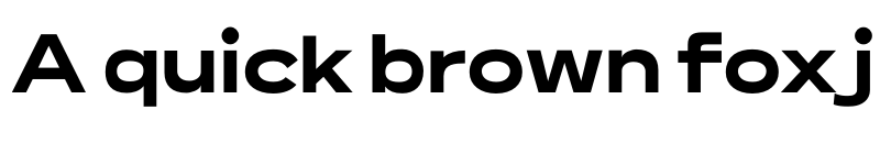 Preview of Lama Sans Black Expanded font