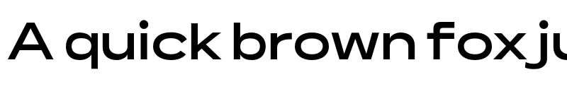 Preview of Lama Sans Bold Expanded font