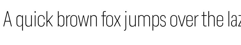 Preview of Lama Sans ExtraLight Condensed font