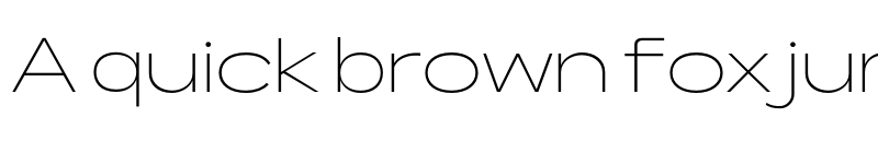 Preview of Lama Sans ExtraLight Expanded font