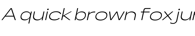 Preview of Lama Sans Light Expanded Italic font