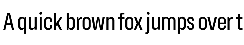 Preview of Lama Sans Medium Condensed font