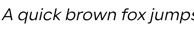 Preview of Lama Sans Regular Italic font