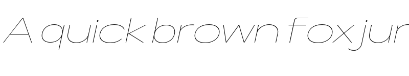 Preview of Lama Sans Thin Expanded Italic font