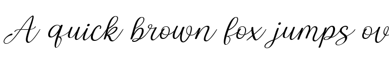 Preview of Lambency Regular font