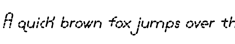 Preview of Lamborgini Bold Italic Dash font