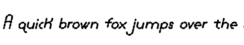 Preview of Lamborgini ExtraBoldItalicDash font
