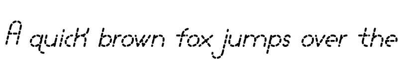 Preview of Lamborgini Italic Dash font