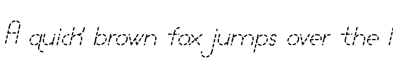 Preview of Lamborgini Light Italic Dash font