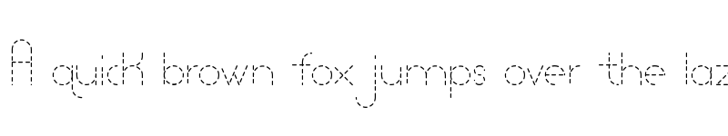 Preview of Lamborgini Thin Dash font