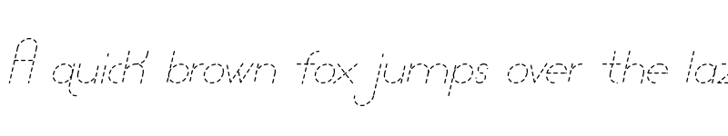 Preview of Lamborgini Thin Italic Dash font