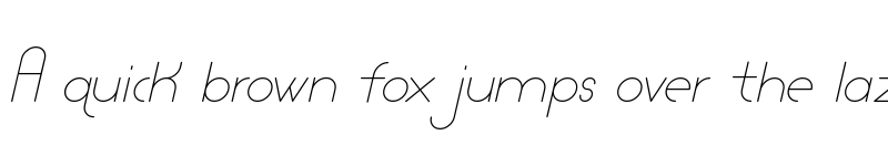 Preview of Lamborgini Thin Italic font