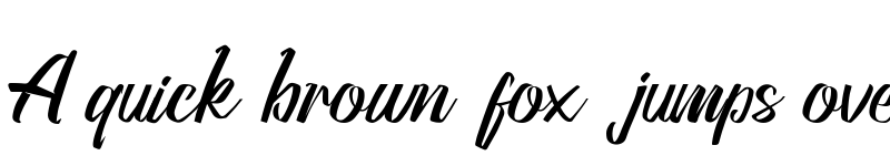 Preview of Lambrela Regular font