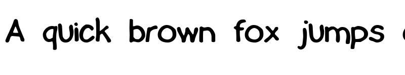 Preview of Lamebrain BRK Regular font