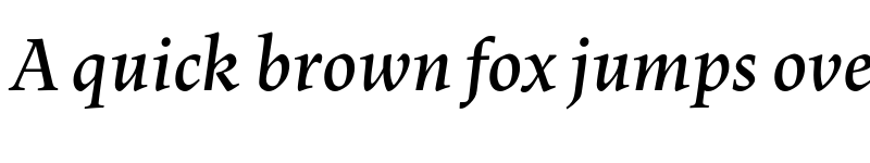 Preview of Lapture Display Semibold Italic font