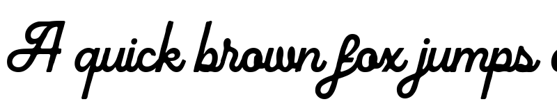 Preview of Laqula DEMO Regular font