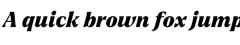 Preview of Larken Black Italic font