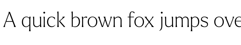 Preview of Larken Thin font