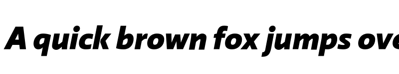 Preview of Laski Sans Black Italic font