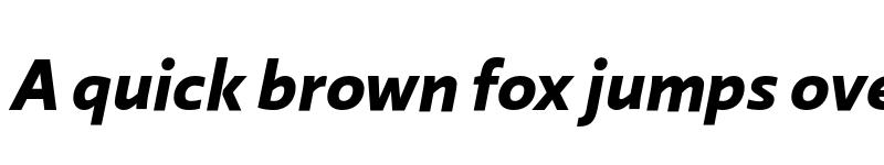 Preview of Laski Sans ExtraBold Italic font