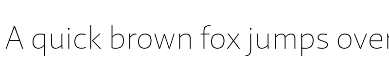 Preview of Laski Sans ExtraLight font