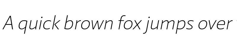 Preview of Laski Sans Light Italic font