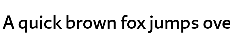 Preview of Laski Sans SemiBold font