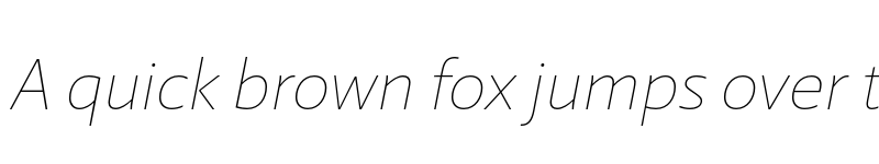 Preview of Laski Sans Thin Italic font