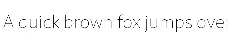 Preview of Laski Sans Thin font