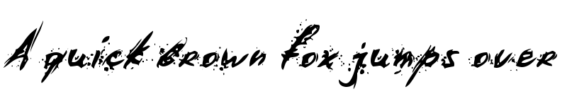 Preview of Last Words from Earth Regular font