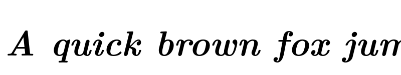 Preview of Latin Modern Roman 10 Bold Italic font