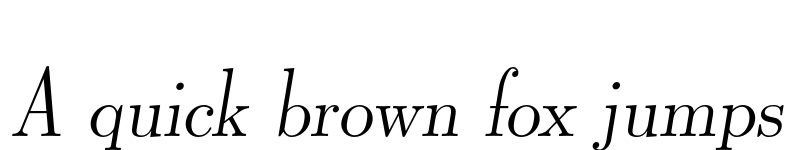 Preview of Latin Modern Roman Dunhill 10 Oblique font