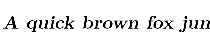 Preview of Latin Modern Roman Slanted 10 Bold font