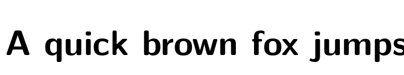 Preview of Latin Modern Sans 10 Bold font