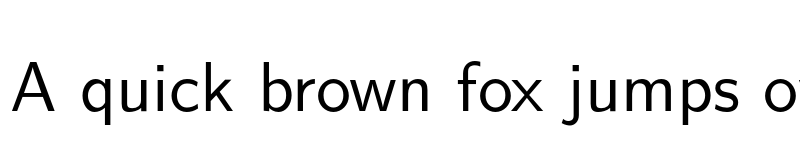 Preview of Latin Modern Sans 10 Regular font