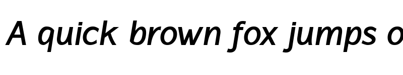 Preview of Latinaires BoldItalic font