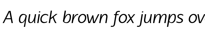 Preview of Latinaires Italic font