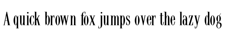 Preview of LatinSmall Regular font