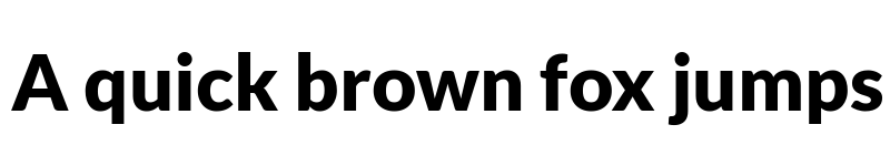 Preview of Lato Black font