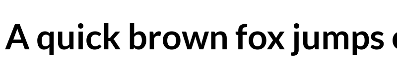 Preview of Lato Bold font