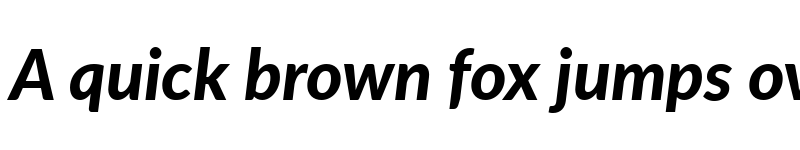 Preview of Lato Heavy Italic font
