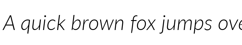 Preview of Lato Light Italic font