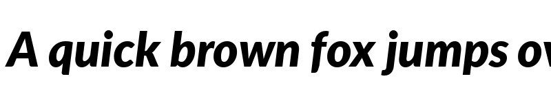Preview of Lato TR Black Italic font