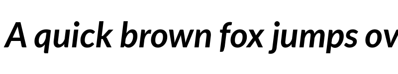 Preview of Lato TR Bold Italic font